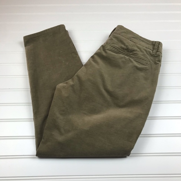 Vince Classic Cropped Corduroy Chino Pants - Picture 5 of 14